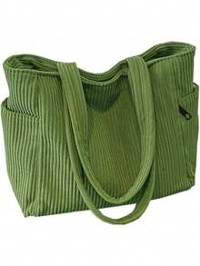 Ins Style Tote Bag New Fashionable Large Capacity Handbag Simple And Versatile Commuting Bag Shoulder Bag Beachweekend Bag Bag For School College