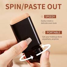 Barra correctora 2 en 1 con pincel, corrector matizante para perfeccionar la piel, barra correctora de maquillaje de cobertura total apta para todo tipo de pieles - Peso neto: 20 g - Ver 7