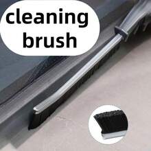 多功能浴室缝隙清洁刷，硬毛长柄窗户清洁刷，适用于家庭、浴室、庭院清洁