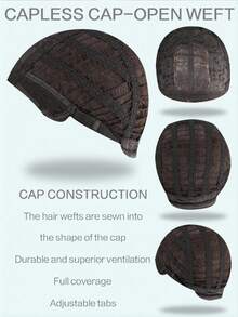 36英寸女士超长棕色直发假发，耐热合成假发 - 柔软自然长假发，适合角色扮演，酷炫棕色假发 - 棕色 - 查看 10