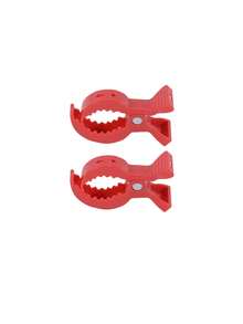 婴儿推车毯子夹、婴儿推车蚊帐夹、婴儿推车夹子配件、耐用鳄鱼夹，多种颜色可选 - 彩色 - 查看 18