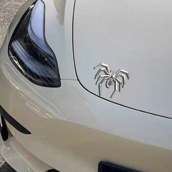 1个可爱3D蜘蛛汽车贴纸，精美3D蜘蛛汽车贴纸，3D蜘蛛汽车贴纸，3D蜘蛛汽车装饰，3D汽车装饰贴纸