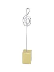 Goldener quadratischer Notenclip