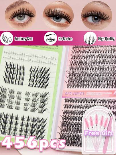 Pestañas postizas de visón 3D multicapa, estilo rizado, de alta capacidad, suaves y esponjosas, con aspecto dramático y desordenado, ideales para uso diario, fiestas, bodas y eventos, cómodas de llevar, con puntas cruzadas y aspecto natural y de dibujos animados.