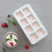 Prep & Portion Silicone Freezer Trays With Lid - Freezer Molds For Food, Ice Cube Tray, Food Prep Containers, Freezer Storage Containers, For Soup, Smoothie Cubes, Broth, Leftovers - 1/4 Cup,28245194 - Đỏ - Xem 5