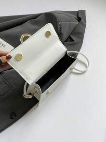 2025 New Retro Small Square Bag, Versatile Shoulder & Handbag For Women - White - View 4