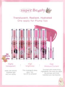 Flortte L Am Super Beauty Lip Gloss Serum - 05# Litchi - View 3