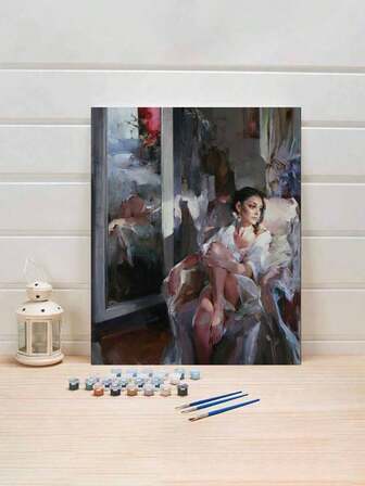 Pintura de aceite digital DIY para ventana: Enciende la vida creativa, representa un mundo colorido. Pintura de aceite digital DIY, comienza tu viaje artístico. Es la fusión perfecta de creatividad y diversión, una excelente opción para la interacción, el intercambio en pareja y la relajación personal. Lienzo de alta calidad, textura fina, llevando tus sueños artísticos. Pinturas, colores vibrantes y duraderos, y sin olor, y confiables. Identificación digital clara, incluso sin ninguna base de pintura, puedes comenzar fácilmente, y todos pueden convertirse en artistas.