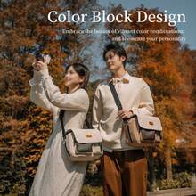 Llano Camera Shoulder Sling Bag For Travel & Photography Crossbody Bag With Magnetic Closure, 15° Ergonomic Strap, Multi-Compartment For Camera, Lens, Storage Shoulder Bag Unisex Inner Bag