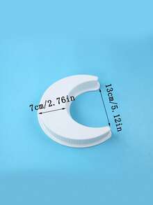 1个/2个月牙形硅胶模具，创意蛋糕模具，阿拉伯节日，伊斯兰节日，开斋节，斋月 - 彩色 - 查看 2