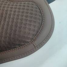 Cojín para respaldo de asiento de coche, suave y transpirable para todas las estaciones, mejora la comodidad del asiento, previene la sudoración de la espalda, mejora la comodidad de conducción, adecuado para conducción autónoma/viajes de larga distancia/viajes de negocios, diseño de partículas de silicona antideslizante, fácil instalación y extracción.