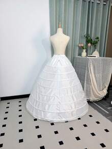 8-Hoop Women's Petticoat, Wedding Dress Crinoline Slip, Enlarged & Extended Wedding Accessory