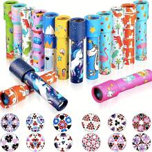 24/18/12/1pc Rotating Kaleidoscope, Vintage Kaleidoscope Toy, Educational Toy, Holiday Gift Filler, Suitable For Boys, Girls Birthday And School Carnival Prizes, Random Pattern, Random Color - Multicolor - View 15