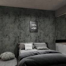 一套深灰色水泥裂纹壁纸,现代工业风家居装饰壁纸,防水深灰色墙贴,适用于家居装饰、客厅、办公室或创意空间,自粘式,易于安装和清洁 - 深灰色 - 查看 16