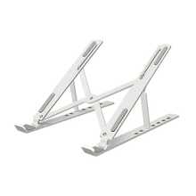 One-Piece Adjustable Laptop Stand - Portable Foldable Cooling Base, Suitable For Desktops And Tablets, Compatible With All Laptops, 10-Level Height Adjustment, Durable ABS Material, Laptop Stand |   Adjustable Stand |   Durable ABS Stand, Portable Workstation Setup, Tablet Desktop Stand, ABS Laptop Stand, Laptop Height Adjuster, Compact Computer Accessories, Durable Stand, Technology Professionals - Black-10格 - 查看 9