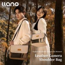 Llano Camera Shoulder Sling Bag For Travel & Photography Crossbody Bag With Magnetic Closure, 15° Ergonomic Strap, Multi-Compartment For Camera, Lens, Storage Shoulder Bag Unisex Inner Bag