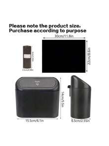 Car Trash Can Bin With Lid Leak-Proof Hanging For Storing Paper Towels, Fruit Peels And Other Trash Multifunctional Trash Can Car Storage Box Easy To Clean And Disassemble For Front Back Seat Office Men Women Car Storage Car Interior Accessory - Multicolor - View 12