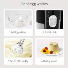 SOKANY 6621 Multi-Function Hand Blender, Egg Beater, Electric Mixer. 800W High Power | 2-In-1 Design, Dual Shaft | Heat-Resistant Stainless Steel | 5-Speed Adjustment. Suitable For Quickly Whipping Cream And Egg Whites, As Well As Kneading Dough. An Essential Kitchen Tool And Baking Appliance.