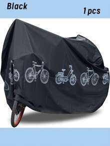 Heavy Duty Bicycle/Electric Bicycle/Motorcycle Cover - All-Weather Protection, Easy To Clean, The Best Choice For Garages, Suitable For Most Bicycles, Motorcycles, Mountain Bikes, Scooters, And Outdoor Equipment - Multicolor - View 12