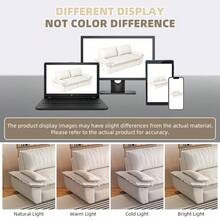 73.2" Queen Size Pull Out Sofa Bed, 3-In-1 Convertible Velvet Sleeper Sofa With Chaise Lounge, Multi-Functional Loveseat For Living Room & Guest Room - 米色 - 查看 11