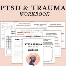 Adult PTSD And Trauma Handbook: Includes Planning Templates, CBT Exercises, And A Self-Journal, Suitable For OCD And Complex PTSD-A Dateless Mental Health Planning Guide. - Multicolor - View 7