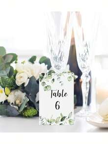 31 tấm số bàn hai mặt màu vàng 1-15/25/30 có số bàn đầu - Thiết kế bạch đàn xanh, Thích hợp cho trang trí trung tâm tiệc cưới, sinh nhật và tiệc chia tay cuộc sống độc thân, Thẻ bạch đàn xanh hai mặt để trang trí trung tâm tiệc Áp dụng cho đám cưới, tiệc chào đón em bé, sinh nhật, tiệc chia tay cuộc sống độc thân (Màu vàng, Đen), số bàn Giáng sinh - Nhiều màu - Xem 10