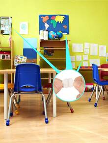 216pcs/108pairs,432pcs/216pairs Strong Sticky Round Nylon Dots,0.59"/0.78" Diameter Dot Sticker Self Adhesive Fastener Tape,Double-Sided Hook & Loop Dots With Waterproof Sticky Glue Tapes,Very Suitable For Classroom, Office, Home - Multicolor - View 8