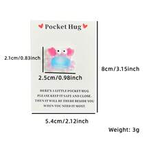 6/10/20pcs Ocean Theme Pocket Hug Cards, Suitable For Valentine's Day, Birthday And Other Festivals, Convey Your Heartfelt Wishes, Can Be Stuck On Phone, Fridge To Deliver Warm Blessings - Multicolor - View 11