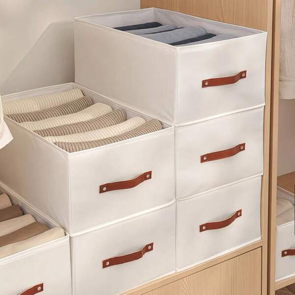 1 Pack Storage Bags, Clothes Storage Bins Foldable Closet Organizers Storage Containers With Reinforced Handle For Clothing, Blanket, Comforters, Bed Sheets, Pillows And Toys