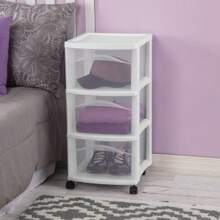 3 Drawer Medium Cart - Brightroom™ - Blanco - Ver 5