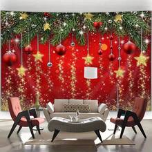 1 szt. dużego, wzorzystego, świątecznego gobelinu, duży, dekoracyjny materiał do powieszenia, dekoracja domu, świąteczny prezent na imprezę, tło do transmisji na żywo, do salonu hotelowego z torbą montażową