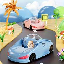 大型仓鼠跑球，沙鼠运动轮，小型宠物跑轮玩具 - 彩色 - 查看 11