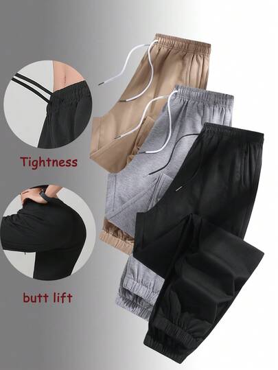 女士宽松跑步运动裤，轻便防晒，直筒裤型，透气休闲长裤