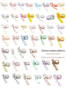 6 pièces/paquet Imprimé Non-Tissé Tissu Couleur Mélangée Chien Jambe Manchette Pour Activités Extérieures , Auto-Adhésif Animaux De Compagnie Pied & Articulation Protecteur , Égratignure De Chat Bandage