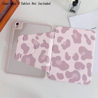 Funda para tableta giratoria y plegable a 360°, compatible con iPad 11/A16/10th/Air4/5/6/Pro 12.9/2024/2025/2020/2021/2022/2023/10.2/10.9/Mini7, para Galaxy Tab A8/A9 Plus/S6 Lite/S7/S9FE PLUS, perfecta para trabajo, viajes y uso en el hogar