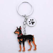 1pc Metal Pet Rottweiler Bulldog Dog Keychains Man Car Key Ring Tag Key Men Best Friend S Car Accessories Bag Charm Backpack For School Cute Goth Y2k Halloween Accessories Teachers Day Christmas Gift Ideas Bag Accessories Lanyards With Id Holder Car Accessories Bag Charms - Multicolor - View 24