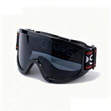 Gafas protectoras para motocicleta, gafas protectoras para motocross, gafas de sol para motocross, gafas de protección deportiva para hombres en todo terreno, gafas protectoras el viento, gafas para ciclismo en pista, gafas para deportes al aire libre, gafas de esquí, gafas de nieve para adultos, gafas protectoras el frío, gafas de esquí y montañ, gafas de sol para nieve y deportes al aire libre - Negro - Ver 2