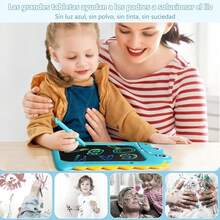 Tablet de Escritura LCD para Niños, Kids Tablero de Dibujo Electrónico en Color, Tablero Electrónico, Pizarron Magico 10 Pulgadas de Dibujo y Escritura con Pantalla de Bloqueo (Azul Brillante) - Azul Brillante - Ver 5