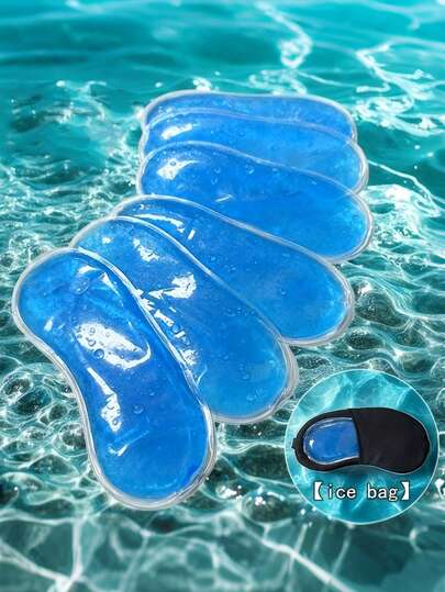 5 قطع مجموعة أكياس الثلج، أكياس جل الثلج، بطانة أكياس الثلج، رقعة الثلج، وسادة الثلج، جل الثلج، مناسبة للنوم، أداة مساعدة على النوم، الجمال، كيس الثلج الفريد، كيس الجل الثلجي، البرد والحرارة المضغوطة، تظليل وتوفير تجربة مريحة خالية من الضغط