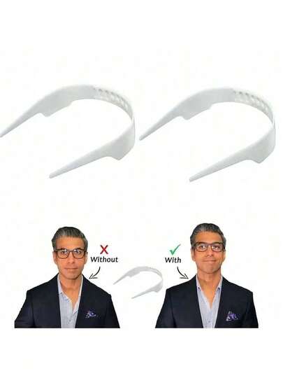 1 Invisible Plastic Collar Clip - Provides Stylish Embedded Support For Shirts, Ensuring  Collar Fit Without Looking Bulky