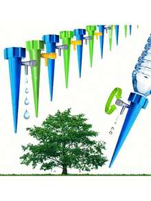 1/10/20/30 piezas Dispositivo de riego automático, Kit de riego automático, Sistema de riego por goteo para jardín, Sistema de control de riego por goteo, Dispositivo de riego automático ajustable para plantas y flores - Multicolor - Ver 7