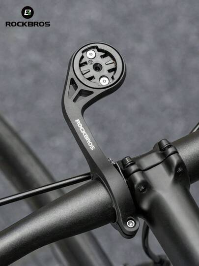 ROCKBROS 尼龙自行车码表支架，3 底座稳定系统，防震设计，46 克秒表和手机支架套装