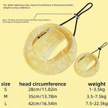 1pc Pet Bucket Hat - Ear Exposed Design To Prevent Falling Off, Adjustable, Pet Sun Hat, Avocado Hat, Bucket Hat, Dog Cap, Cat Cap, Pet Clothing Accessory, Pet Supplies