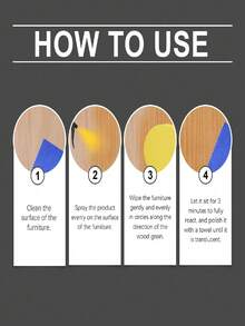 JAYSUING 家具蜂蜡抛光喷雾，适用于木门、窗户、家居装饰、木制家具抛光、划痕修复和地板护理。防水防裂护理蜡。多用途蜂蜡家居清洁和保养家具抛光剂。新旧型号随机发货。