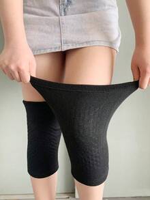 1 Pair Thickened Arthritis Knee Sleeve, Anti-Slip Moxibustion Self-Heating Knee Protector, Knee Pad - Multicolor - View 12