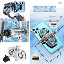 Enfriador de Teléfonoóvil Con Ventilador Semiconductor, Regulación de Temperatura y Funcionamiento Silencioso - Portátil Para Teléfonos de 6,6 a 9 de Ancho - 1 - Ver 7