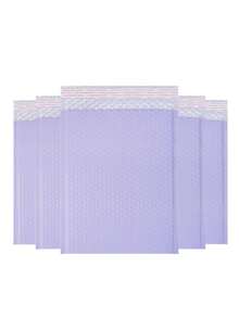 10pcs Thickened Purple Bubble Bags, Co-Extruded Film Bubble Mailer, Express Packaging Bag, Shockproof And Waterproof For Phone Cases And Clothing - Purple - View 3