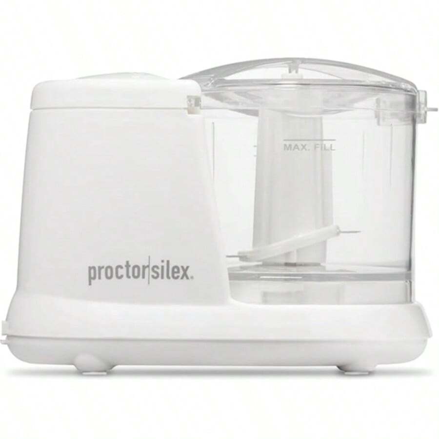 Procesador picadora de alimentos Proctor Silex 72500 capacidad de 1 5 taza 1 velocidad picadora eléctrica alimentos procesador cocina pequeño portátil - Tipo de Enchufe A USA (110-127V) - Ver 1