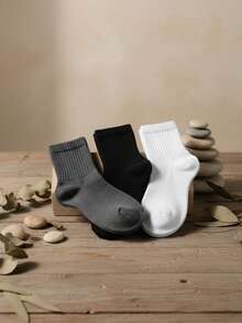 Sizes 22 To 25 - Children's Winter Socks, Boys And Girls, Assorted. - 4 UNITS - View 3