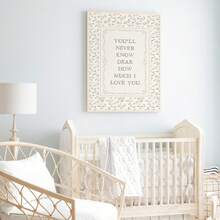 1幅带框帆布墙画，适合儿童房装饰。您无法想象这幅儿童房墙饰有多么可爱！农舍风格女孩房装饰画，浅绿色/鼠尾草绿花卉海报，复古田园诗。可爱的兔子和傻鹅儿童房墙饰 | 农舍风格女孩房装饰 - 彩色 - 查看 11